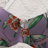 Belleza Lingerie Printed Padded Bra Set - A2138