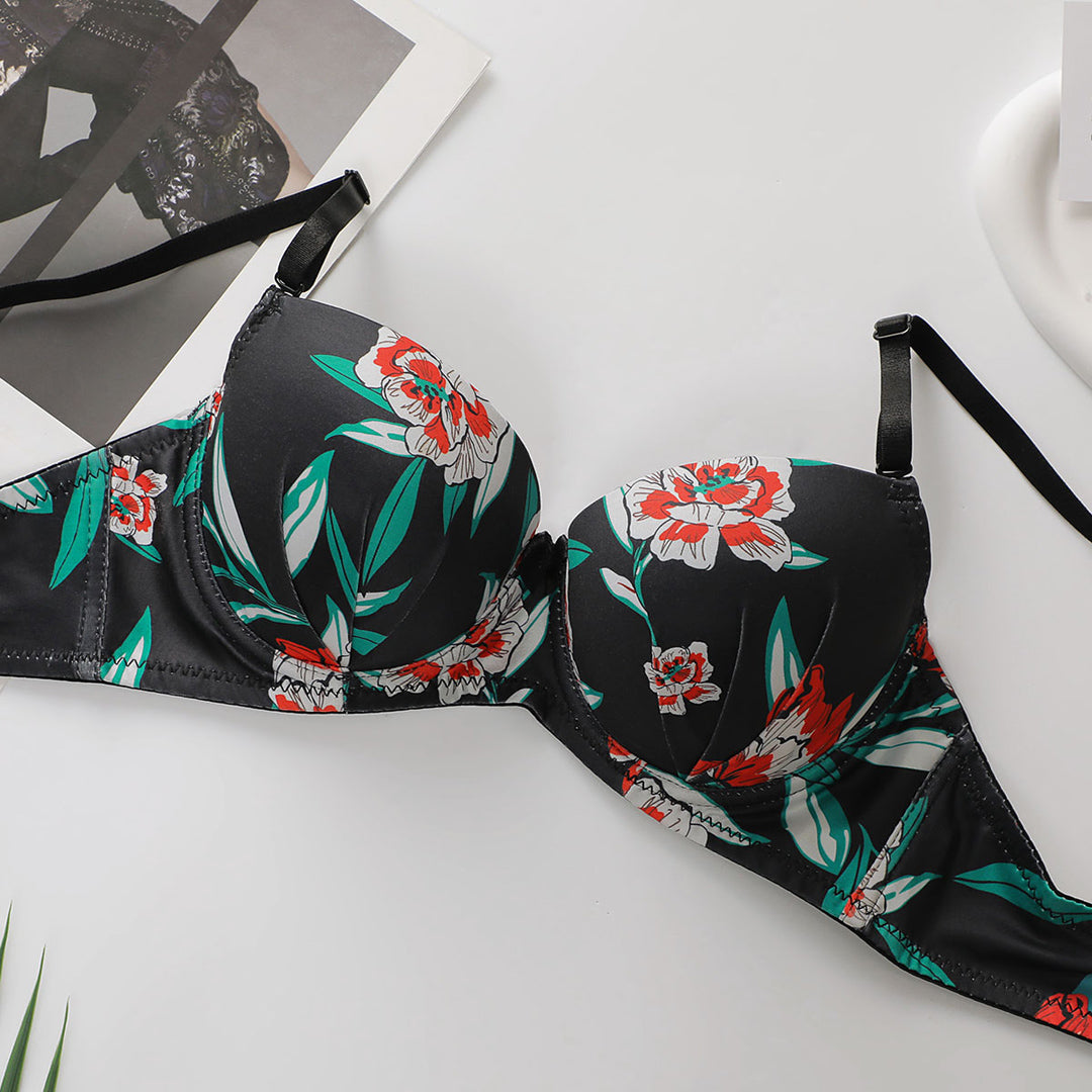 Belleza Lingerie Printed Padded Bra Set - A2138