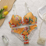 Belleza Lingerie Printed Padded Bra Set - A2138