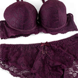 Padded Wired Bra Set-A61019