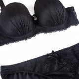 Padded Wired Bra Set-A61090