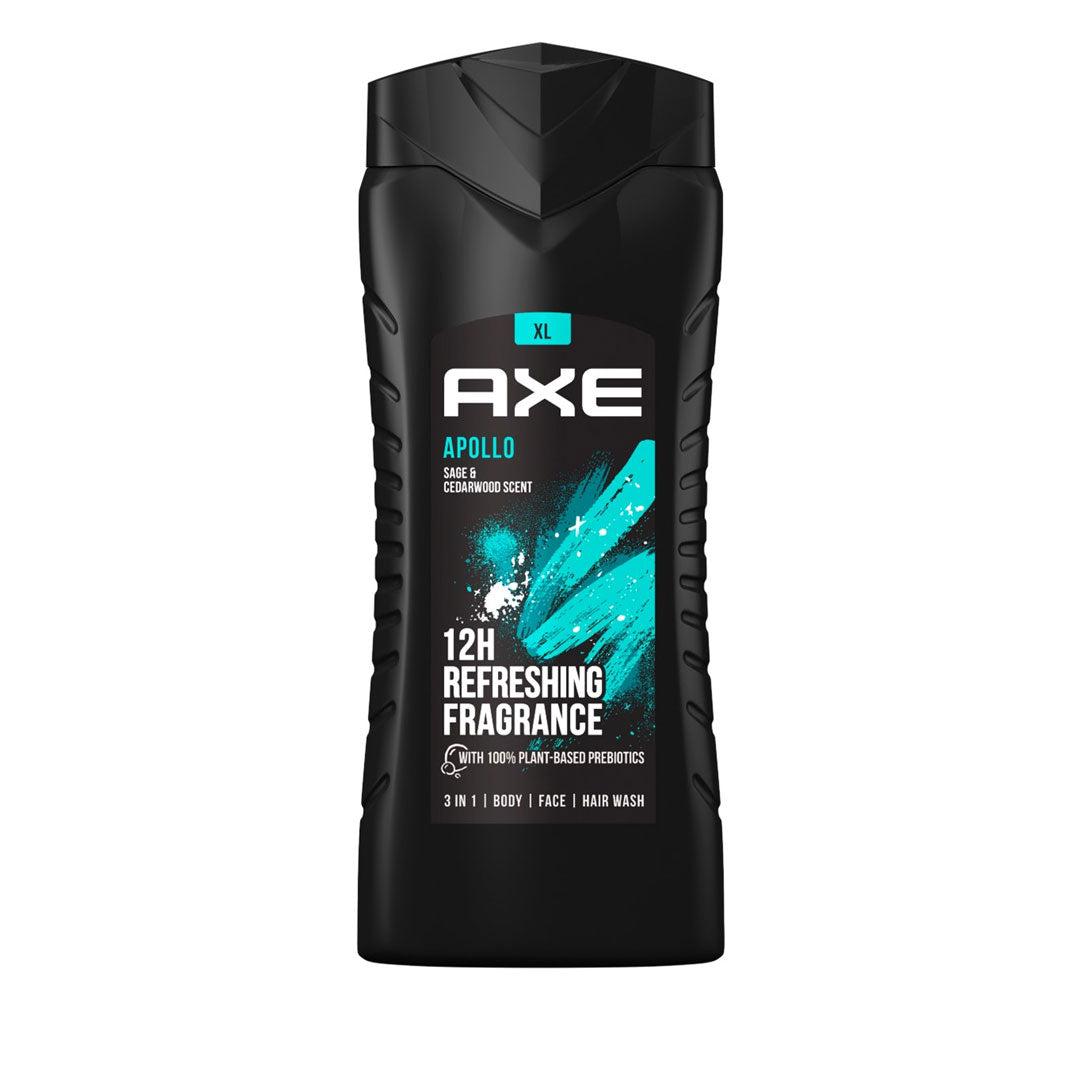 Axe 3 In 1 Apollo Body Wash 400ml