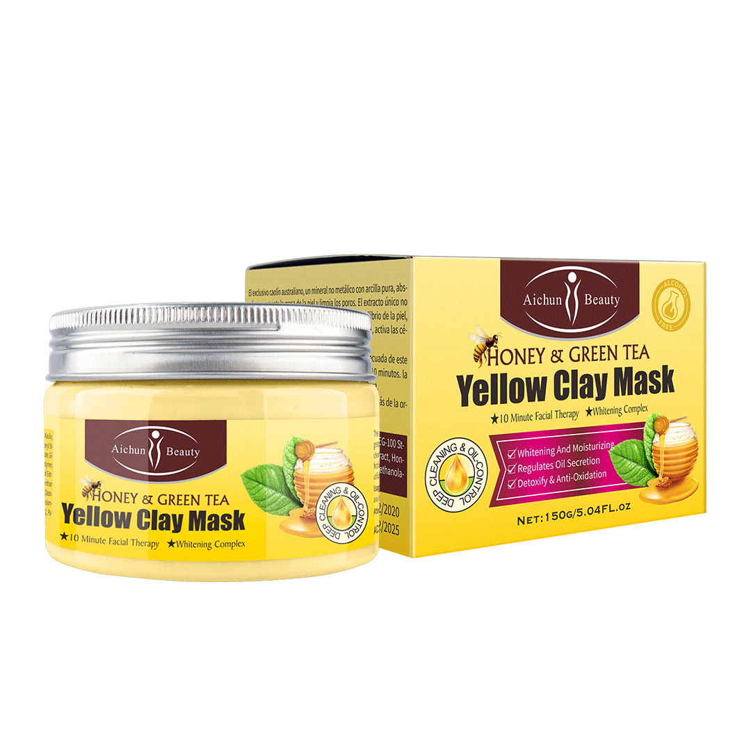 Aichun Beauty Green Tea & Yellow Clay Mask