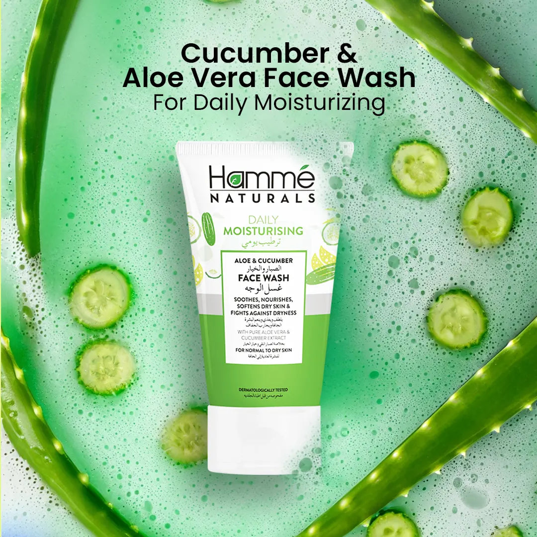 Hamme Naturals Aloe & Cucumber Daily Face Wash 100ml