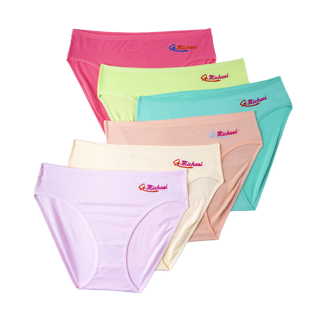 D&X Marks Pack Of 6 Panty B602