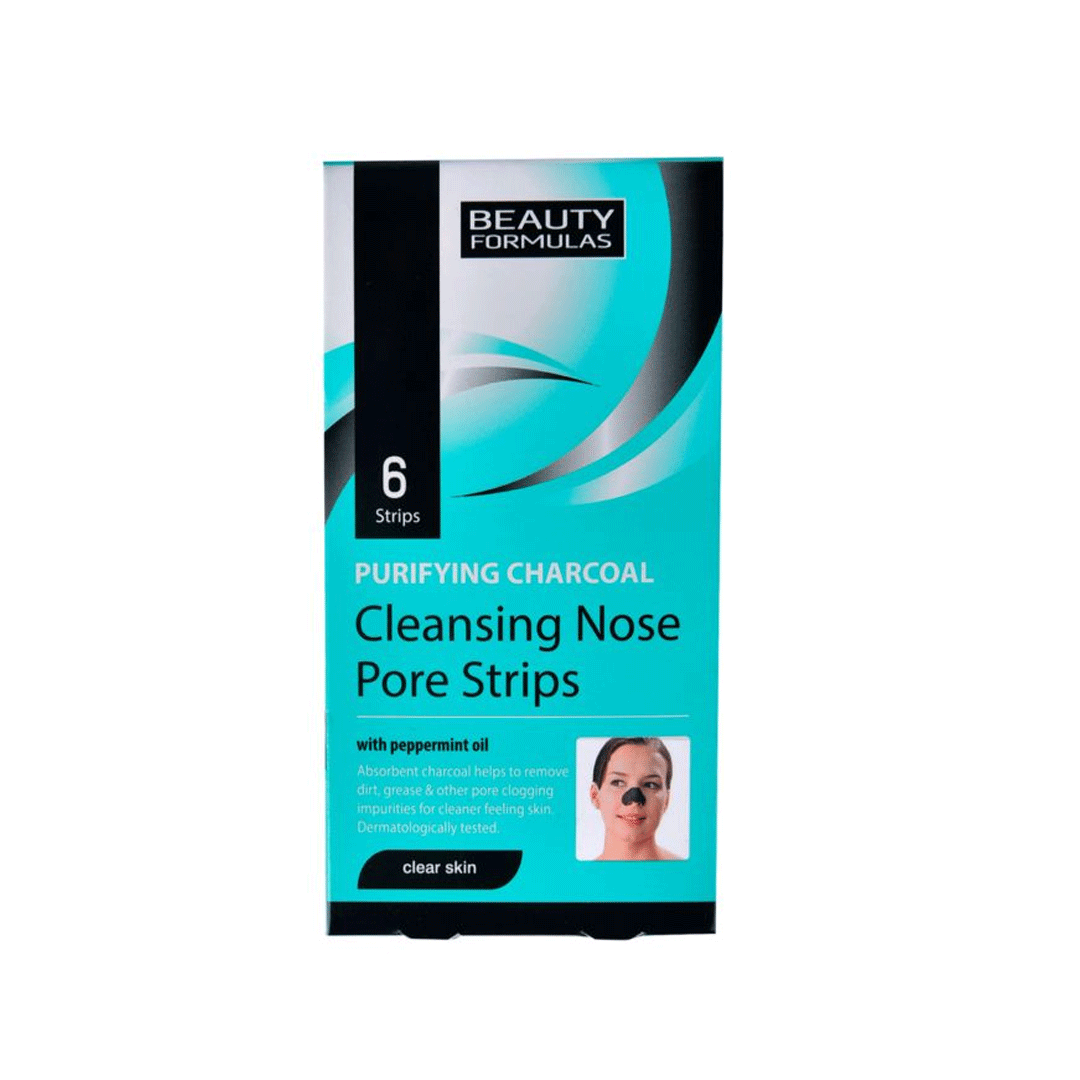 Beauty Formula Purifying Charcol Nose Strips 6S