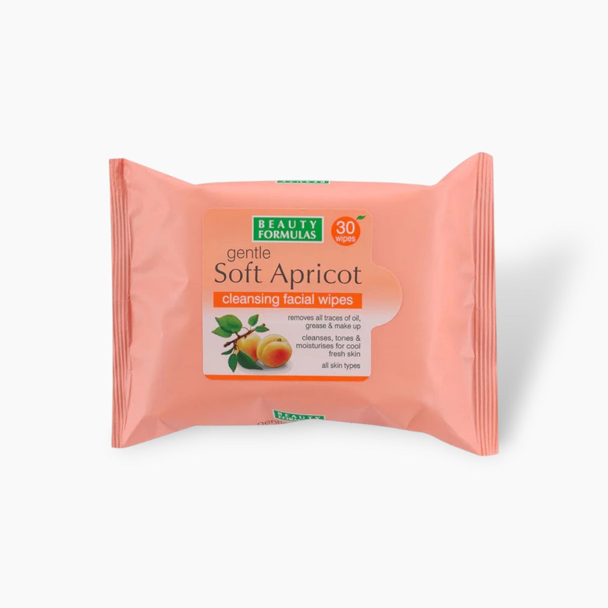 Beauty Formulas Soft Apricot Cleansing Facial Wipes 30S