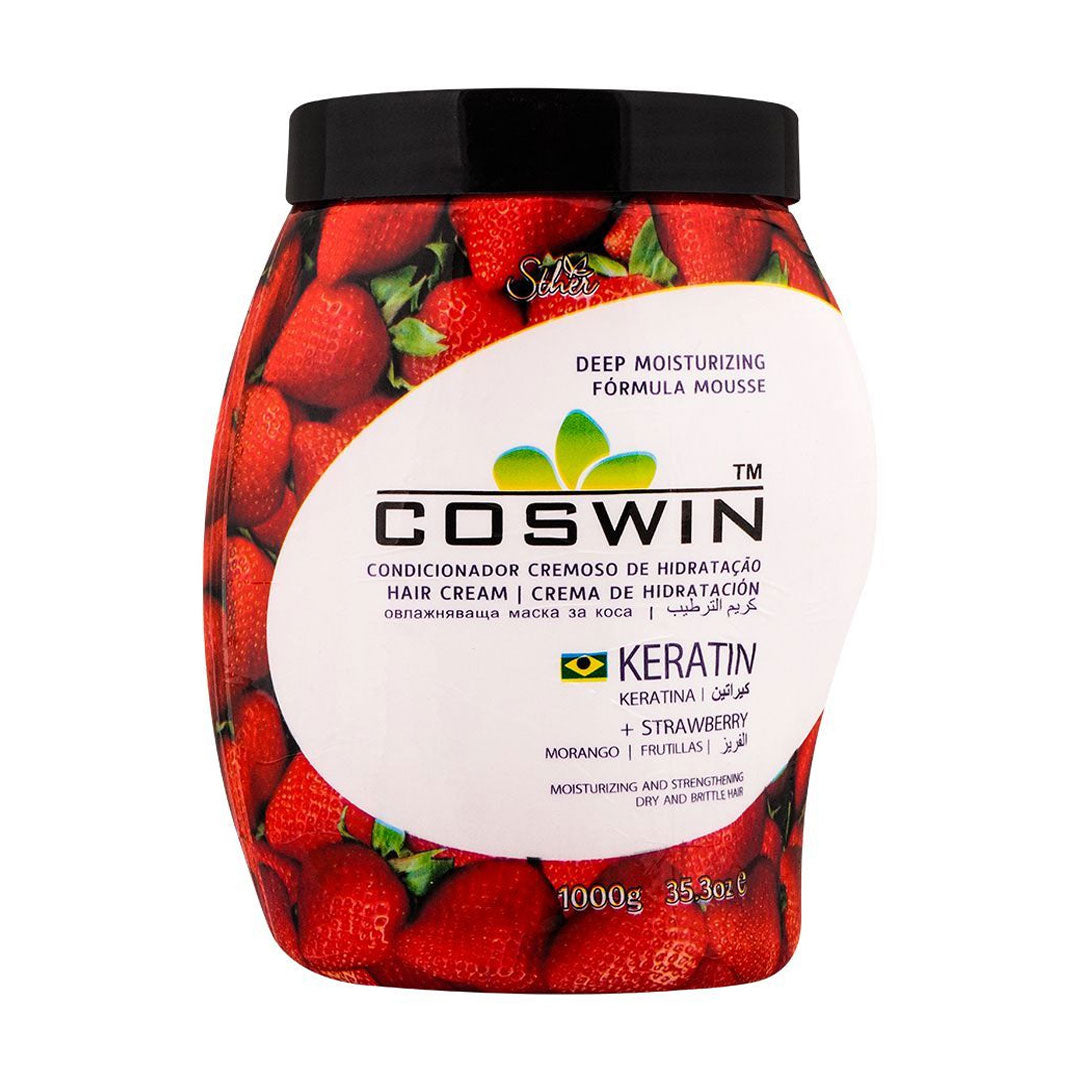 COSWIN KERATIN STRAWBERRY HAIR MASK 1000G