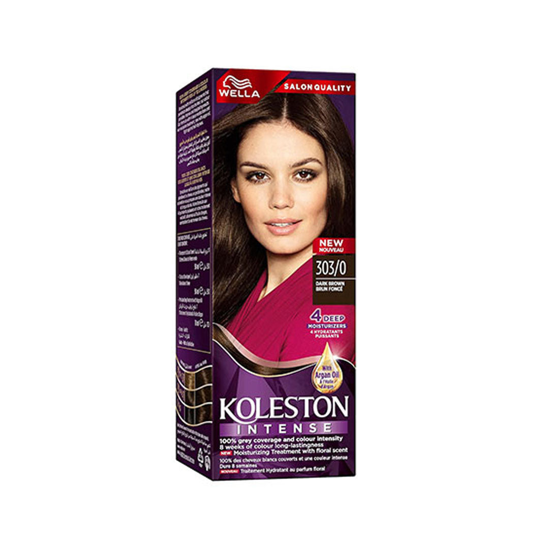 Wella Koleston Semi Kits Hair Color Cream 110ml -  303/0 Dark Brown