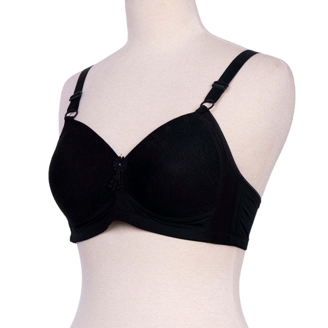 Lightly Padded Non Wired Bra-3341