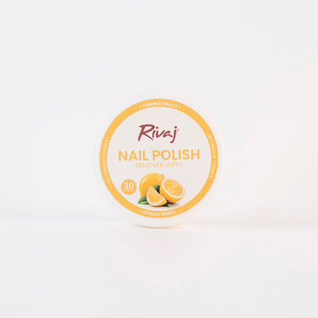 Rivaj Nail Polish Remover Wipes (Lemon Extract)