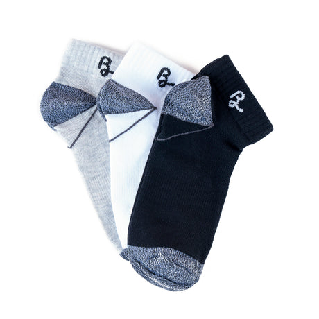 Belleza Lingerie Low Ankle Socks - Mix (Pack Of 3) - Sk01