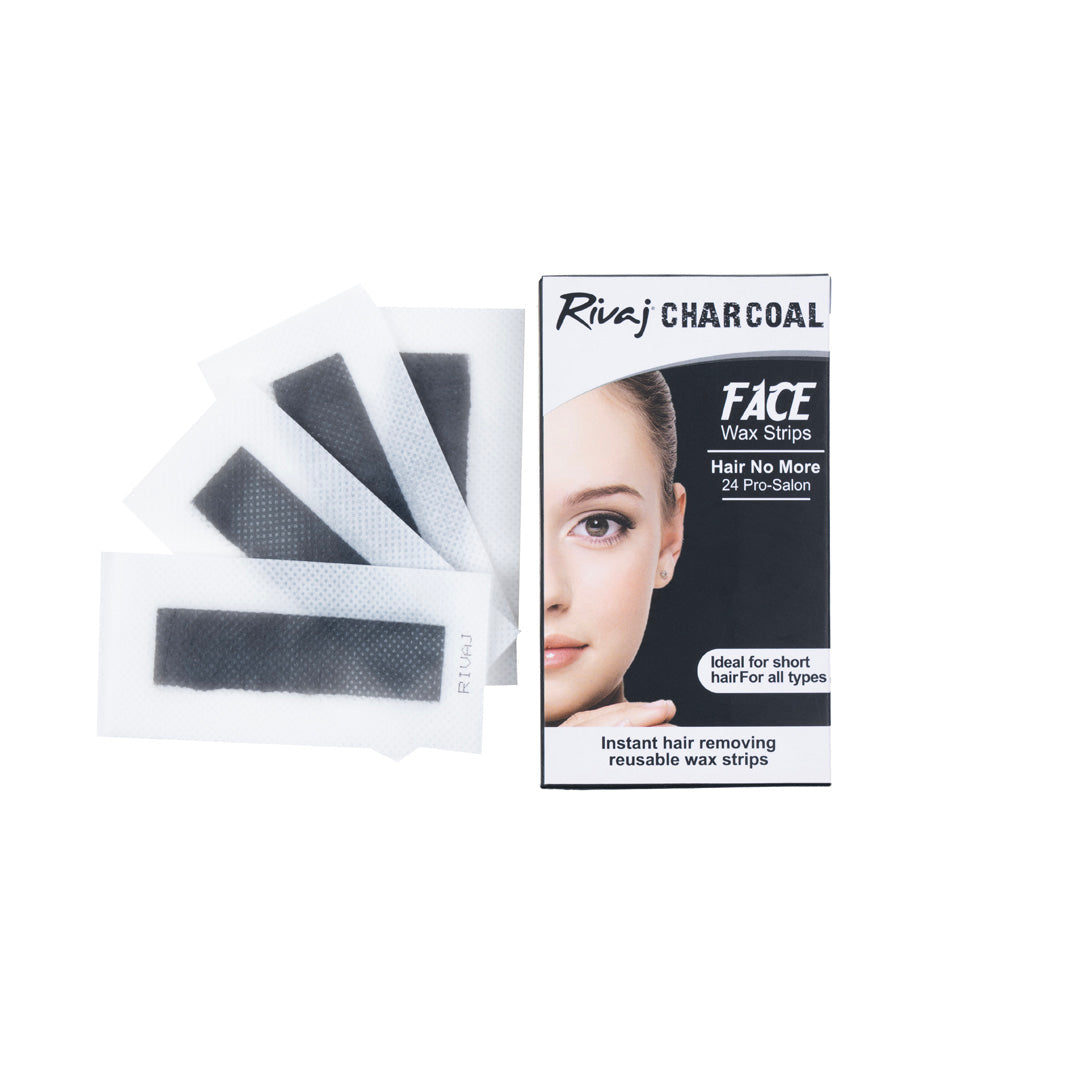 Rivaj Charcoal Face Wax Strips