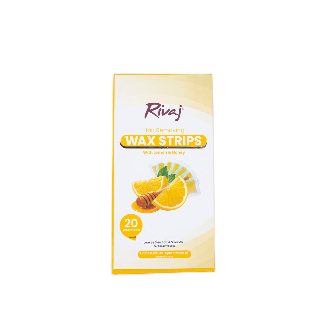 Rivaj Hair Removing Body Wax Strips (Lemon & Honey)