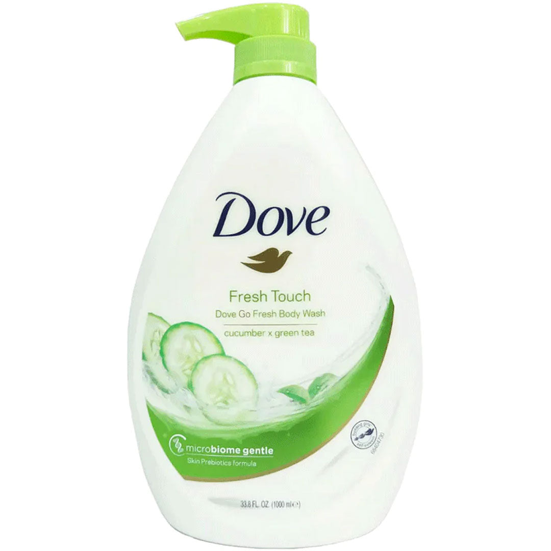 Dove Fresh Cucumber X Green Tea Body Wash 1000ml