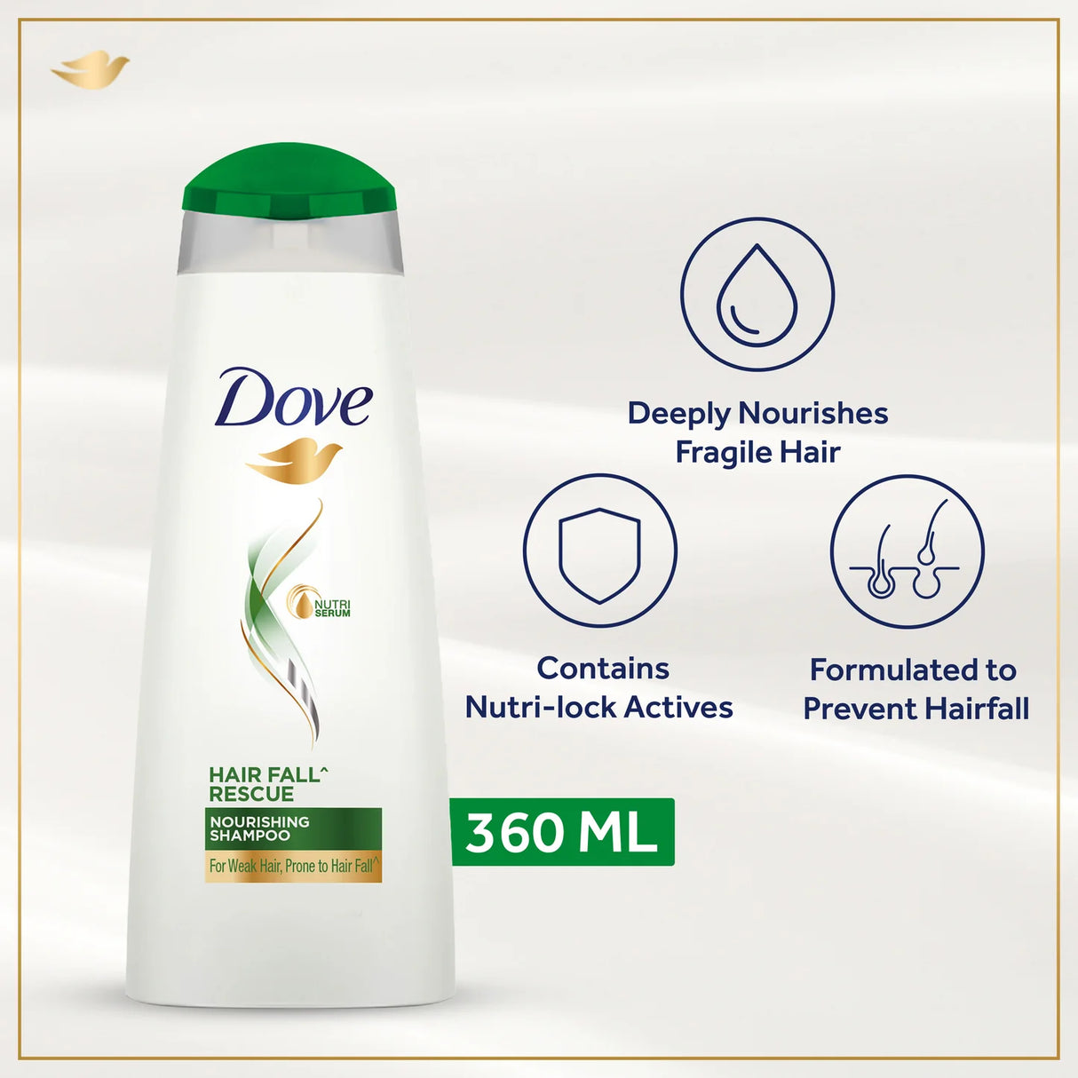 Dove Hairfall Solution  Shampoo 360ml