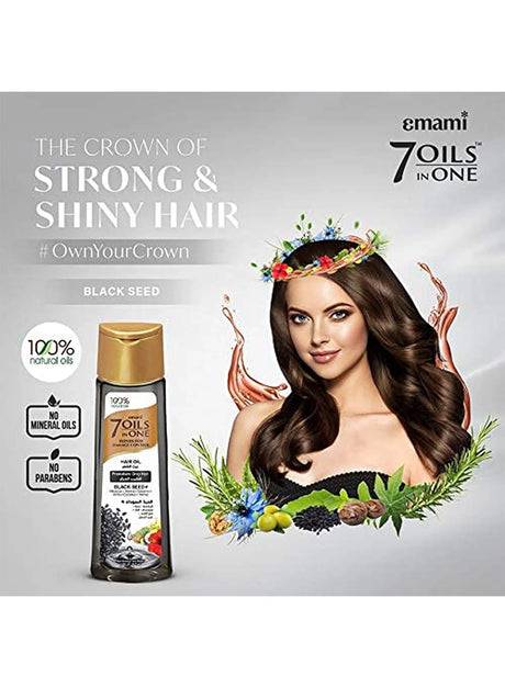 Emami 7 In 1 Black Seed Hair Oil 50ml