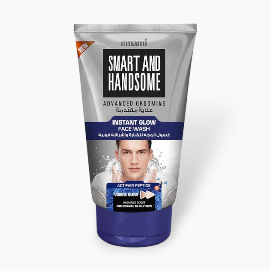 Emami Smart & Handsome Instant Glow Face Wash 100g