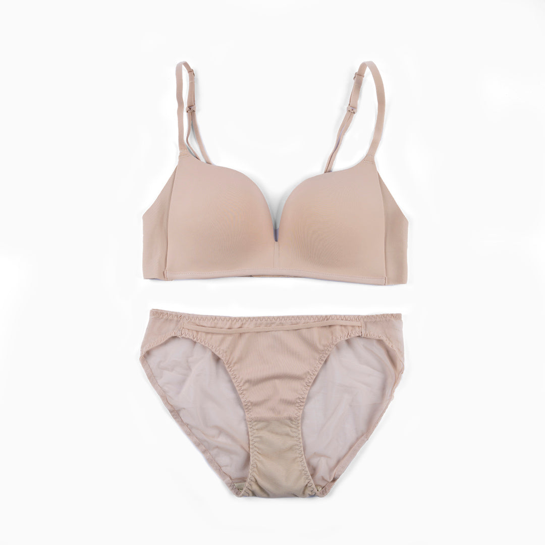 Non Wire Padded Bra Set - F13