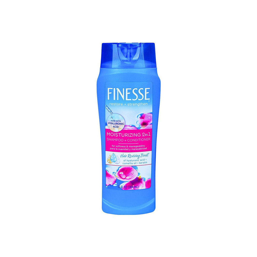 Finesse Restore + Strenght 2 In 1 Moisturizing Shampoo & Conditioner 384ml