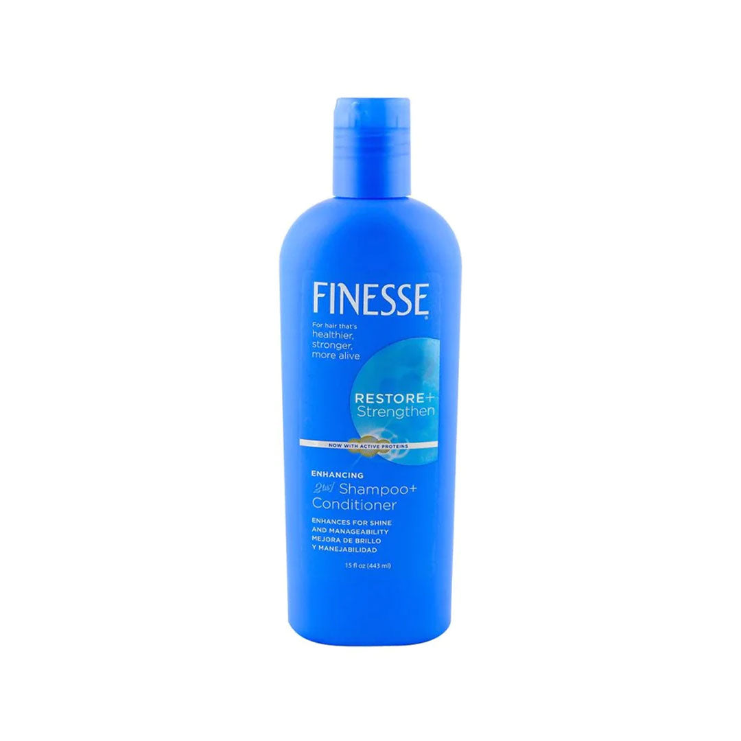 Finesse Restore + Strenghten Enhancing Shampoo & Conditioner 443ml