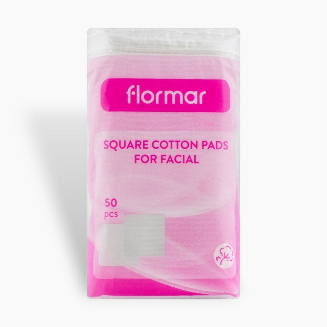 Flormar Square Facial Cotton Pads 50'S