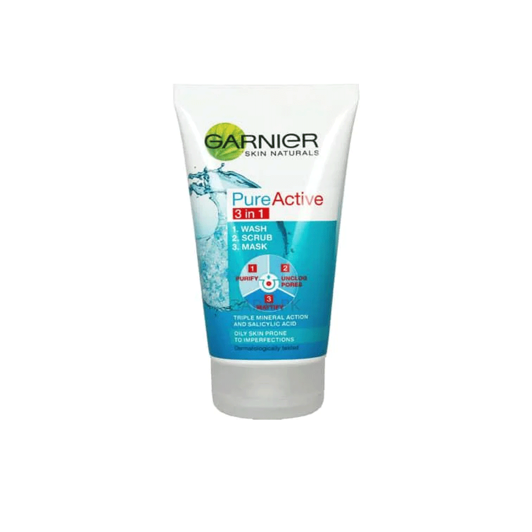 GARNIER 3 IN 1 CLEAN SKIN FACE WASH 150ML