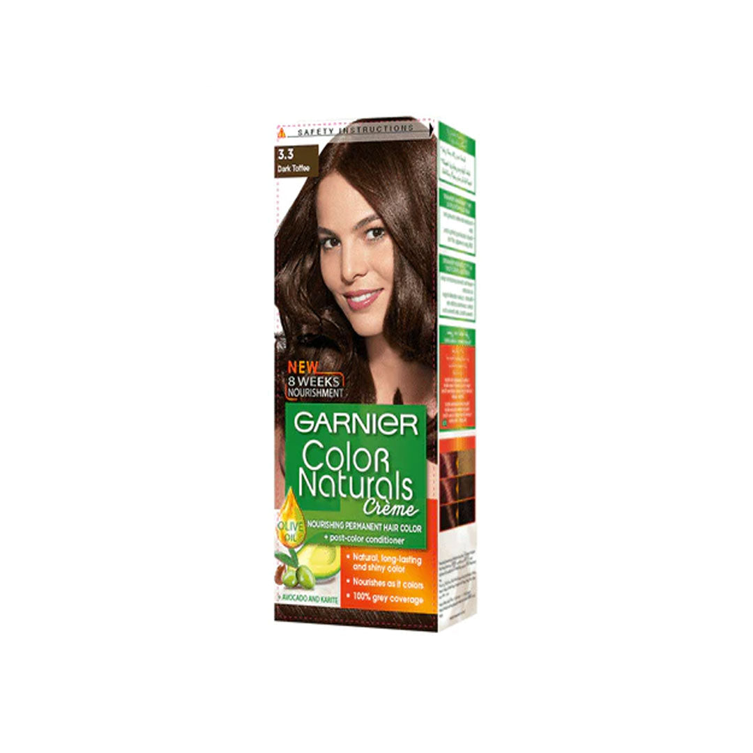 Garnier Color Naturals Hair Color - 3.3 Dark Toffee Noir Caramel