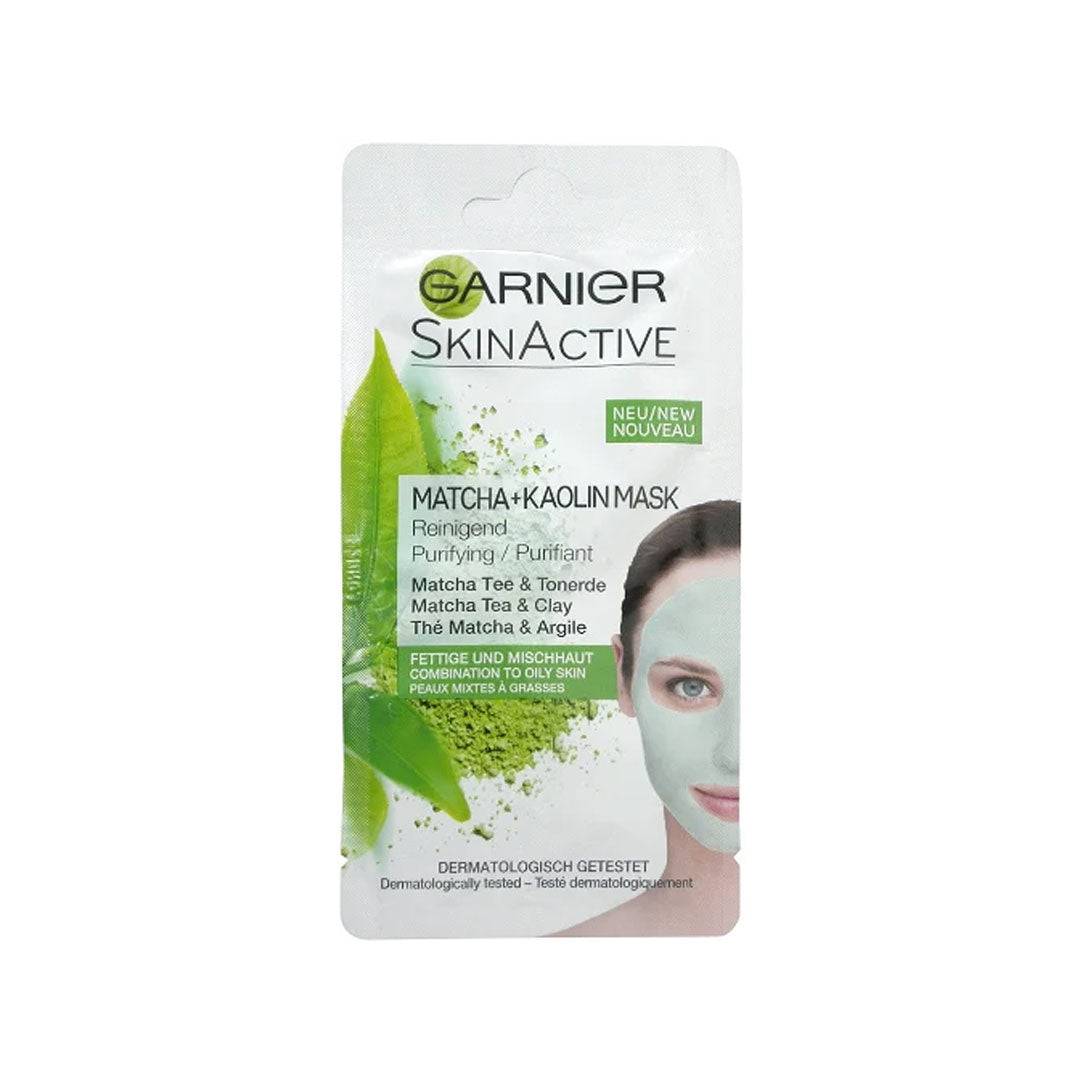 Garnier Matcha + Kaolin Purifying Face Sheet Mask 8ml