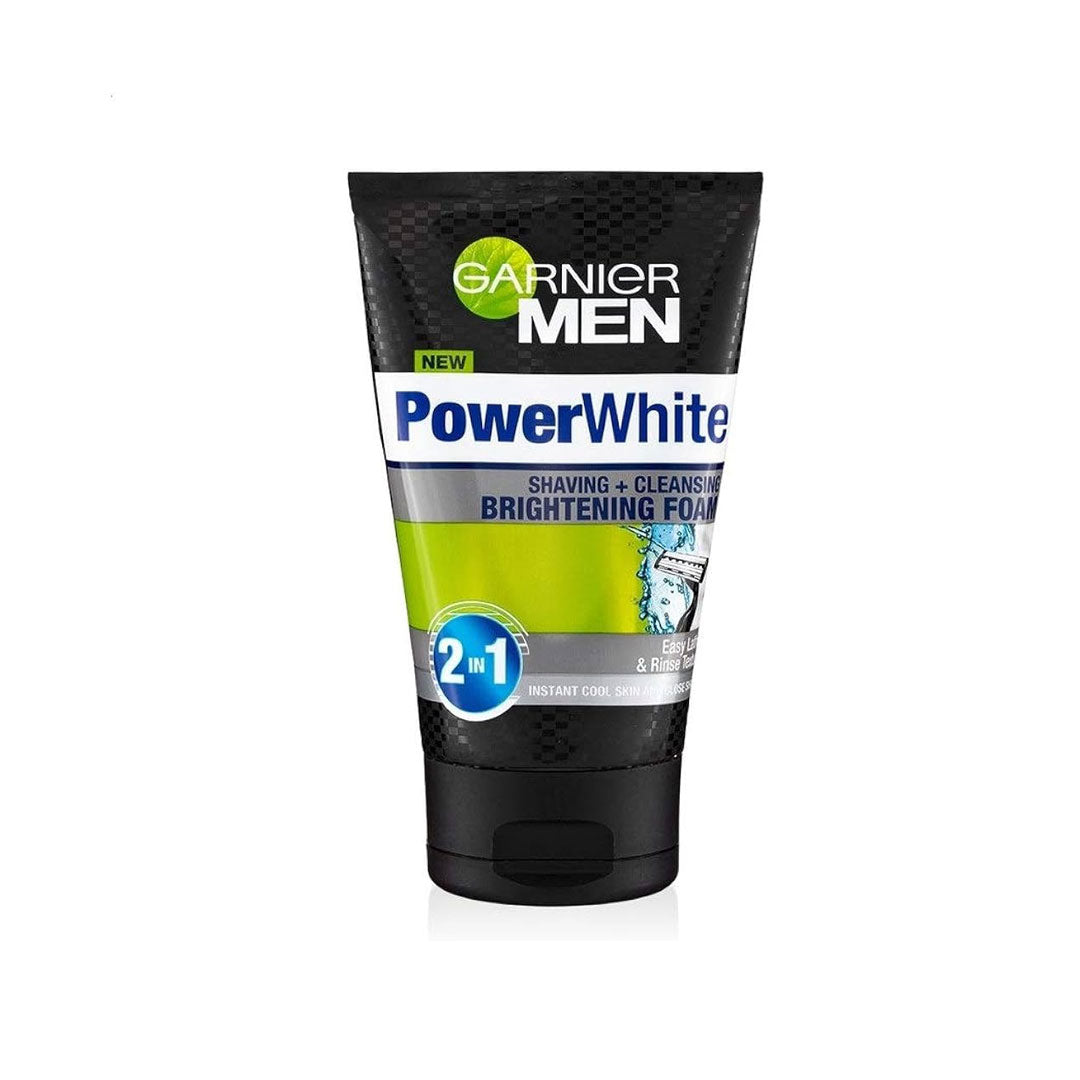 Garnier Men Turbo Power White Shaving Facial Foam 100ml