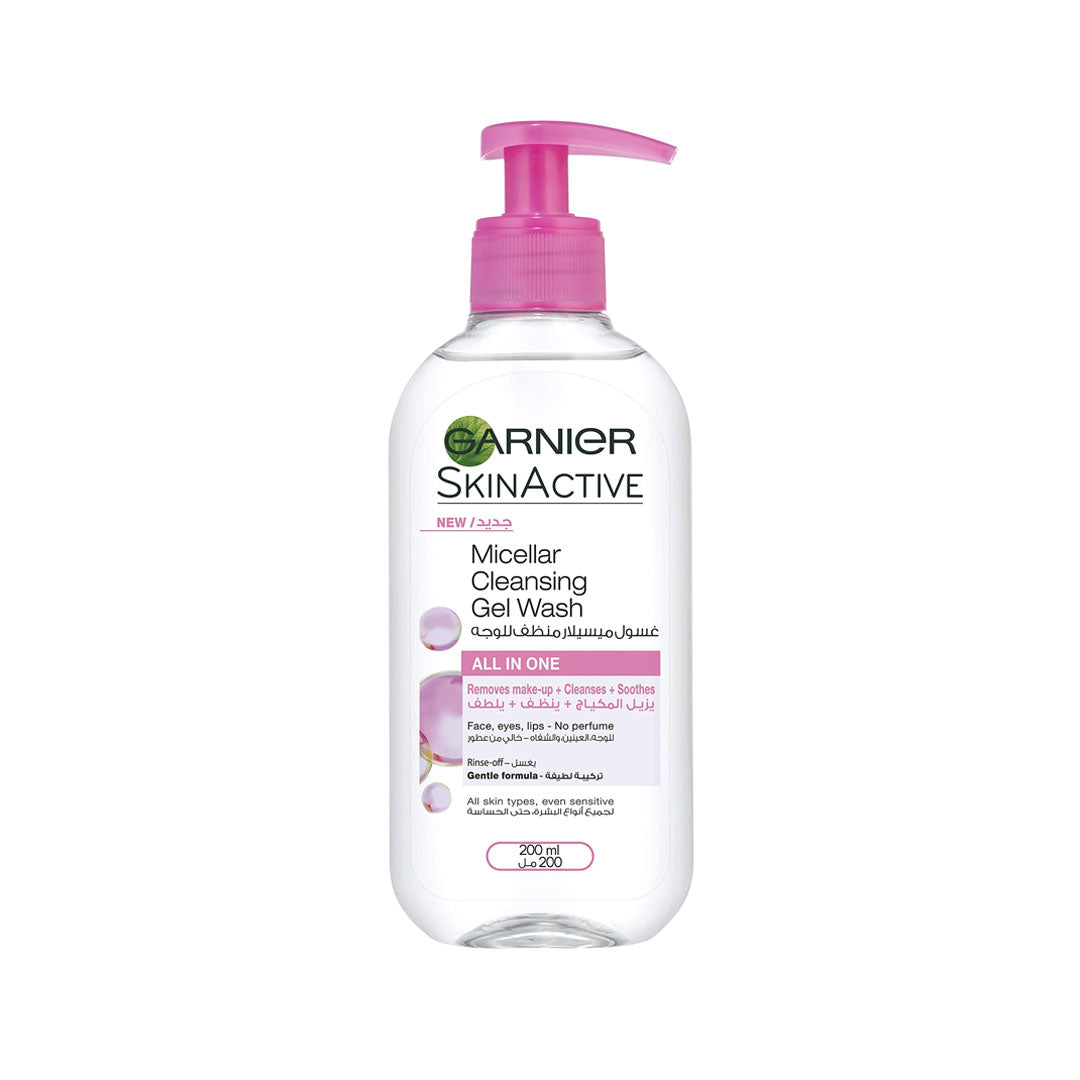 Garnier Micellar Sensitive Cleansing Gel Wash 200ml