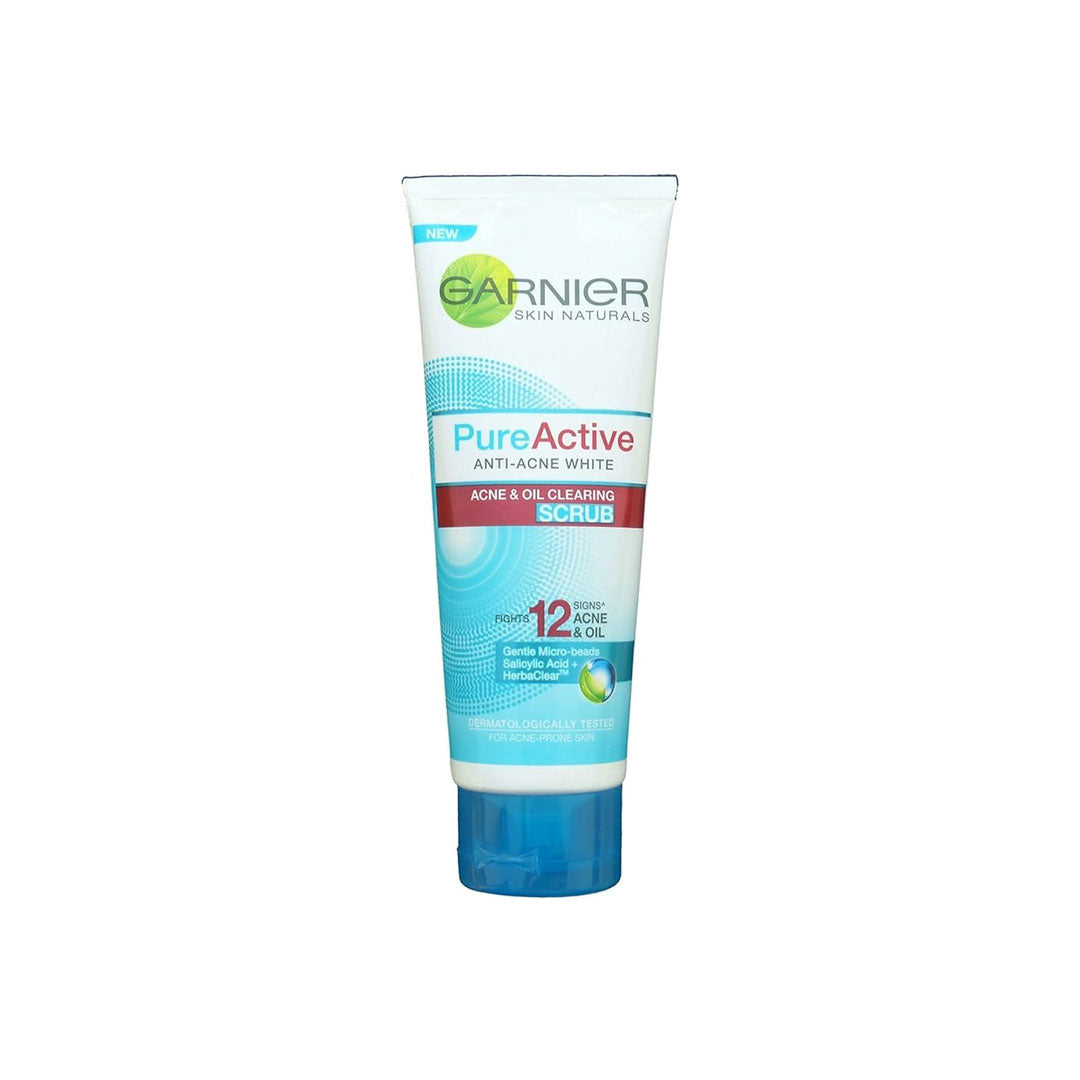 Garnier Active Anti Acne White Face Scrub 100ml