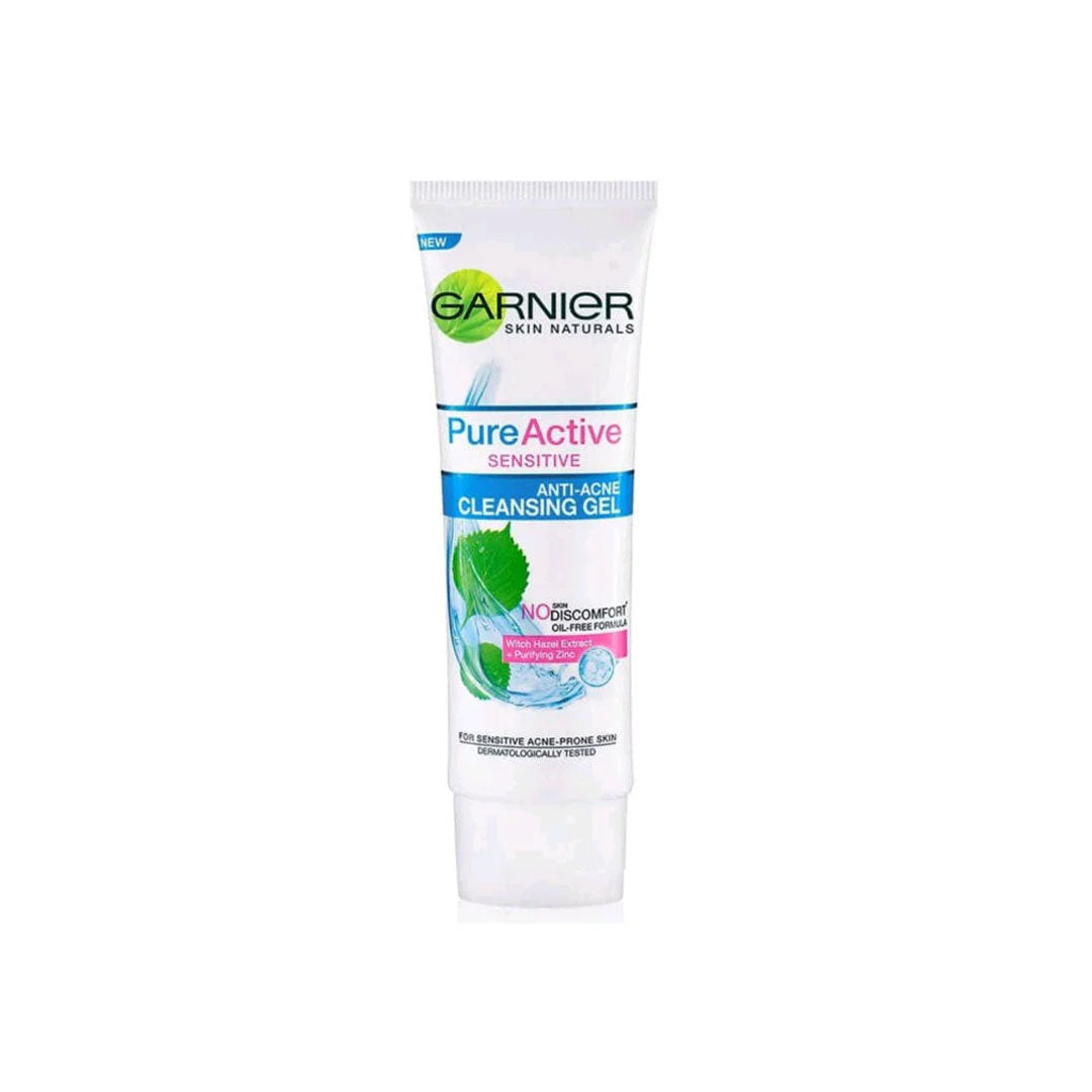 Garnier Pure Active Sensitive Cleansing Gel Wash 100ml