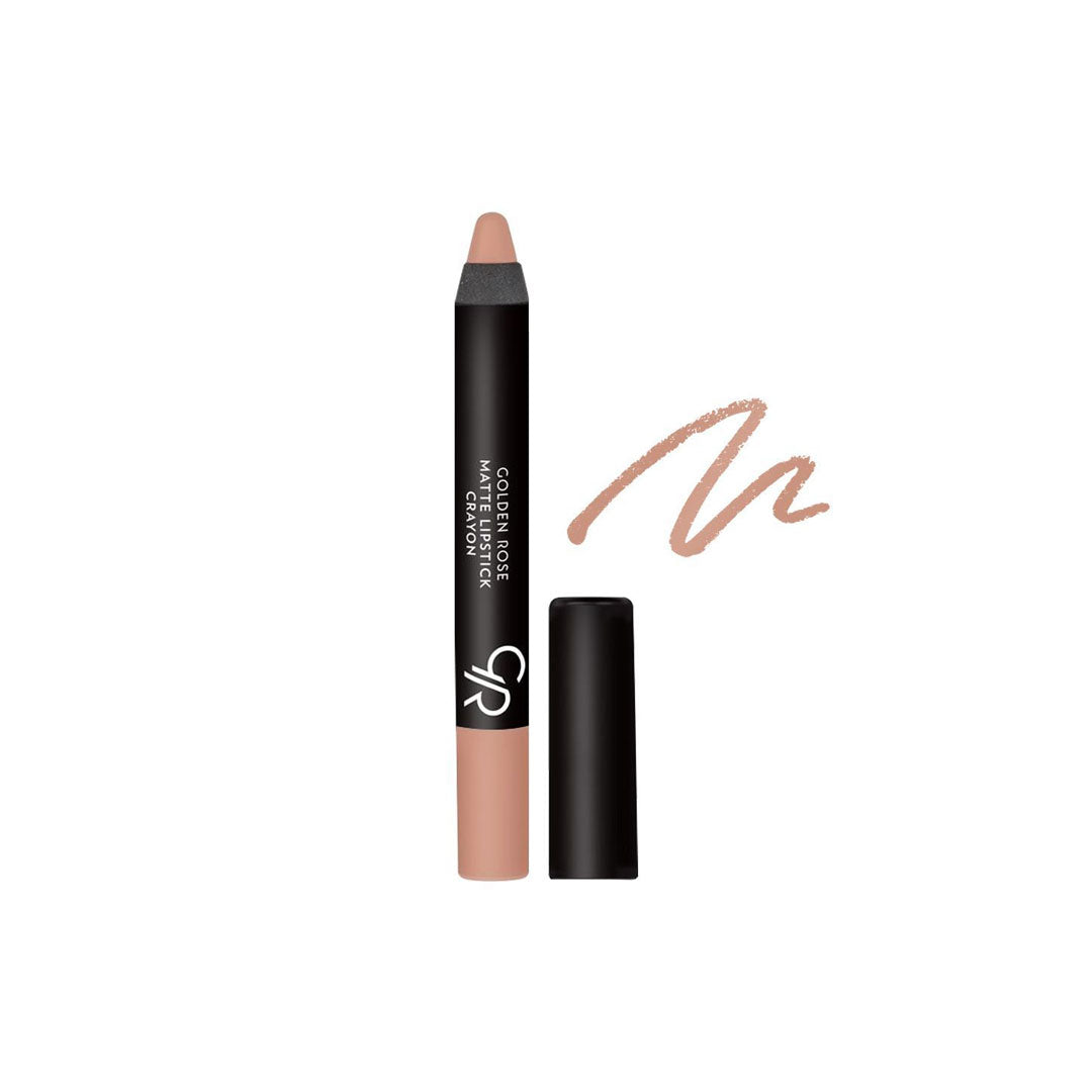 Golden Rose Matte Crayon Lipstick - 15