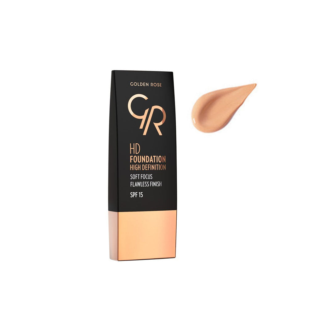 Golden Rose SPF15 HD Foundation - 111 Natural Tan