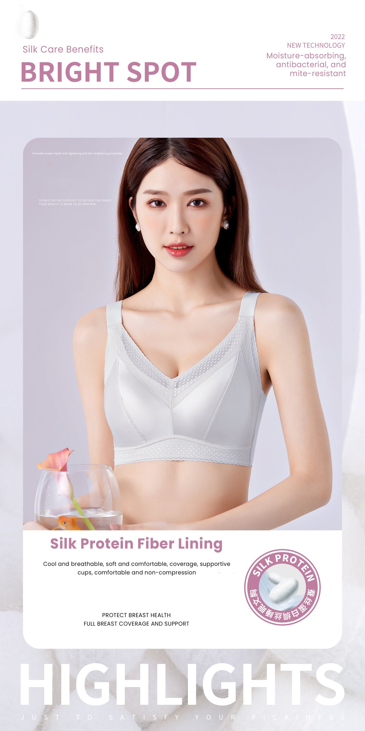 Non Wire Padded Bra - 509