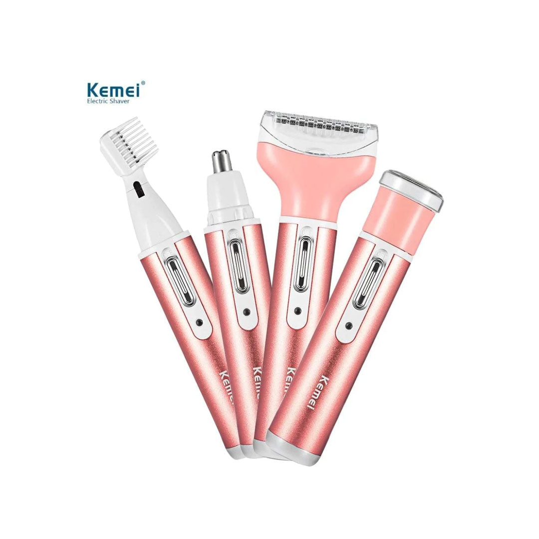 Kemei 4 In 1 Rechargeable Hair Clipper KM 6637