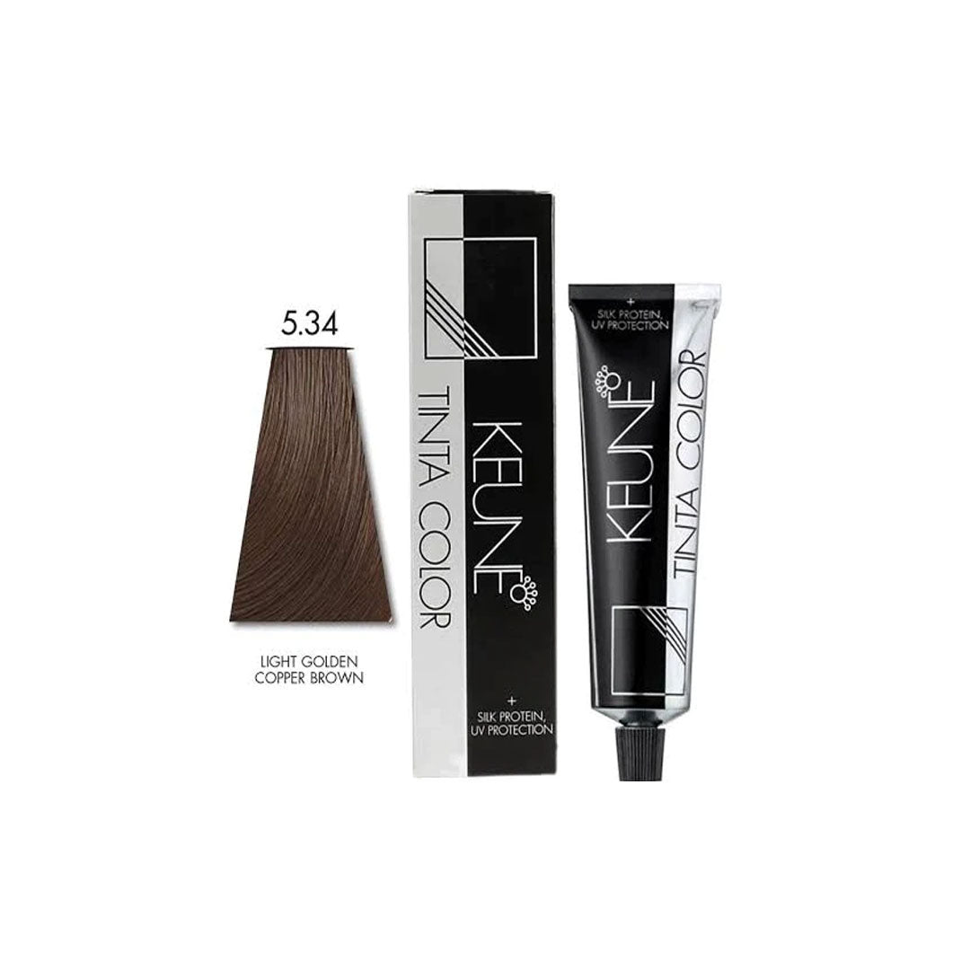 Keune Hair Color  -  5.34 Light Golden Copper Brown