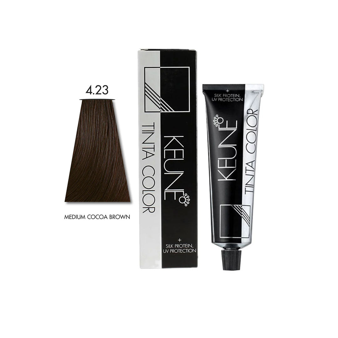 Keune Hair Color 60ml - 4.23 Medium Pearl Golden Brown