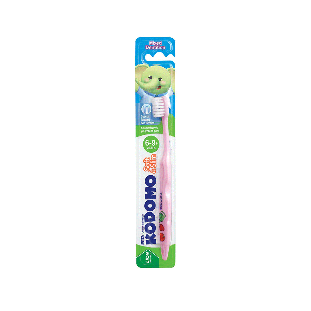 Kodomo Kids Soft & Slim Toothbrush 6-12Yrs