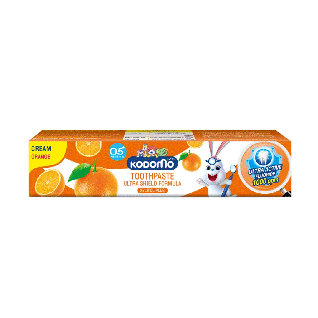 Kodomo Rabbit Orange 0.5 Yrs Cream Tooth Paste 40gm