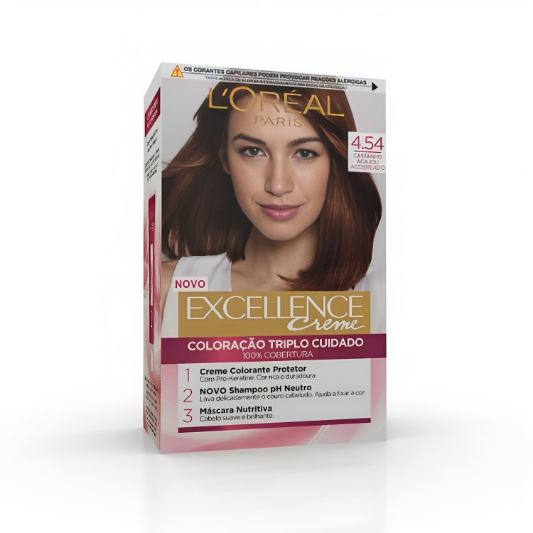 Loreal Excellence Creme - 4.54 Copper Mahogany Hair Color