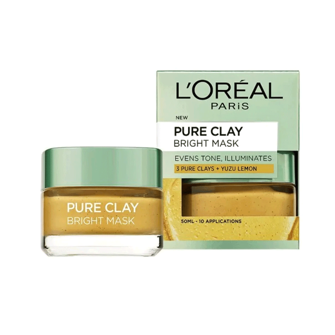 Loreal Pure Clay Bright Mask 50ml