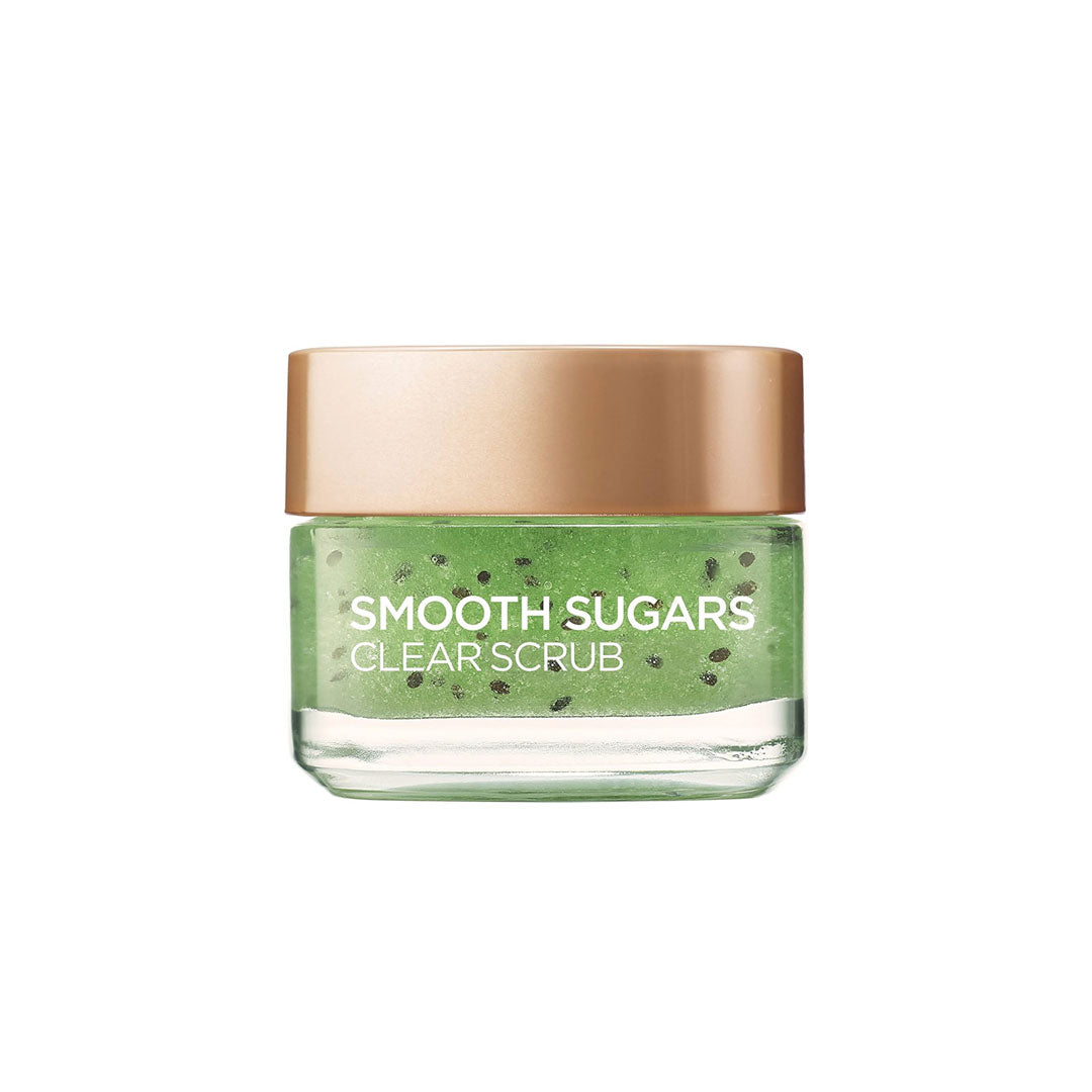 Loreal Paris Smooth Sugar Kiwi Face & Lip Scrub 50ml