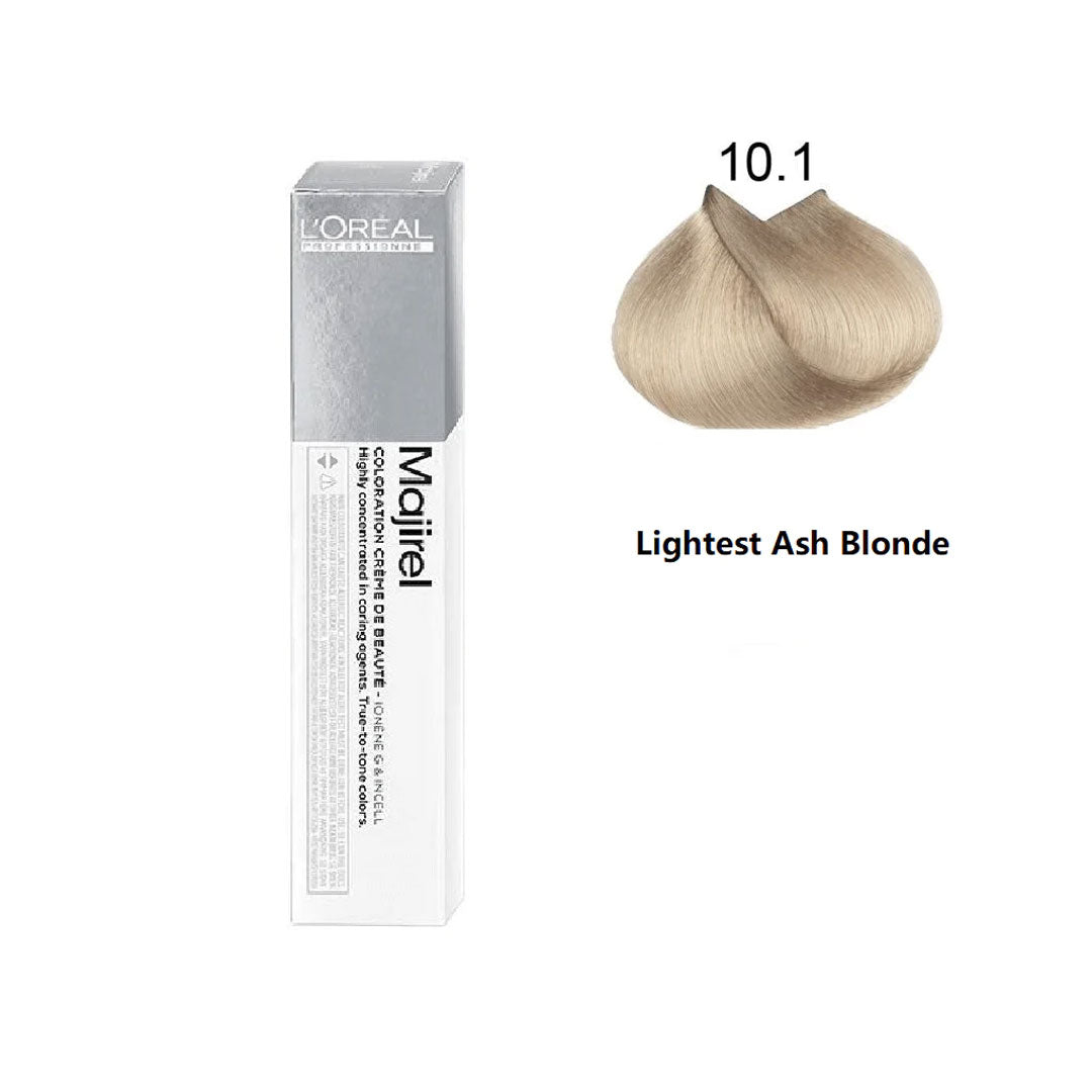 Loreal Professional Majirel Hair Color - 10.1 Lightest Ash Blonde