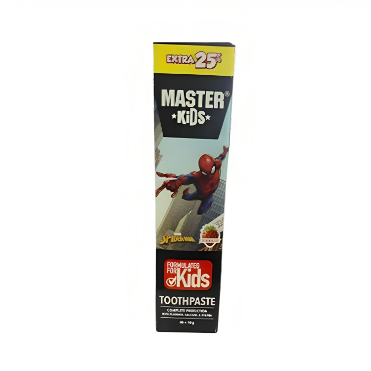 Master Kids Spider Man Strawberry Tooth Paste 40+ 10g