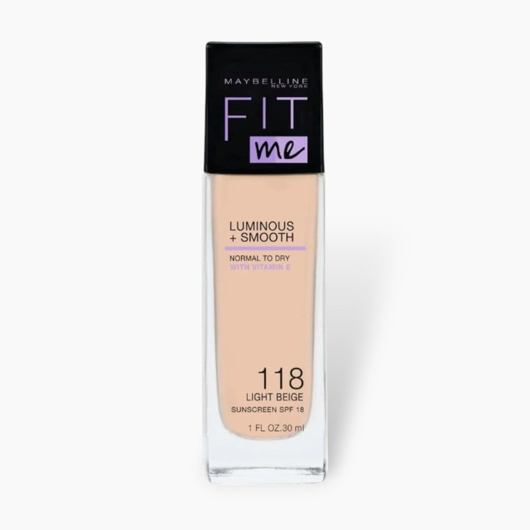 Maybelline Fit Me 118 Luminous+Smooth Foundation 30ml