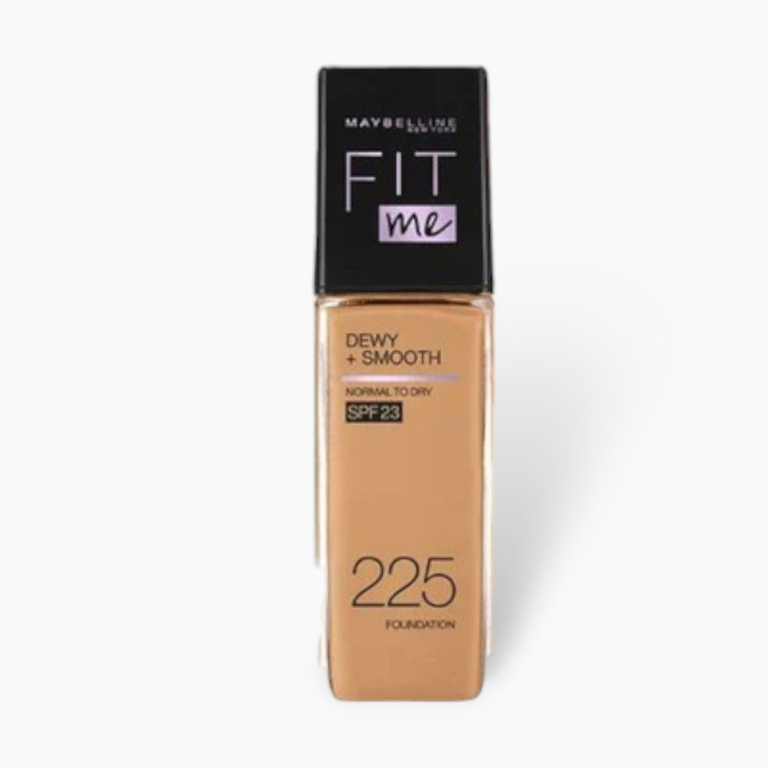 Maybelline Fit Me Dewy Smooth SPF30 Foundation Pump 30ml - 225 Medium Buff