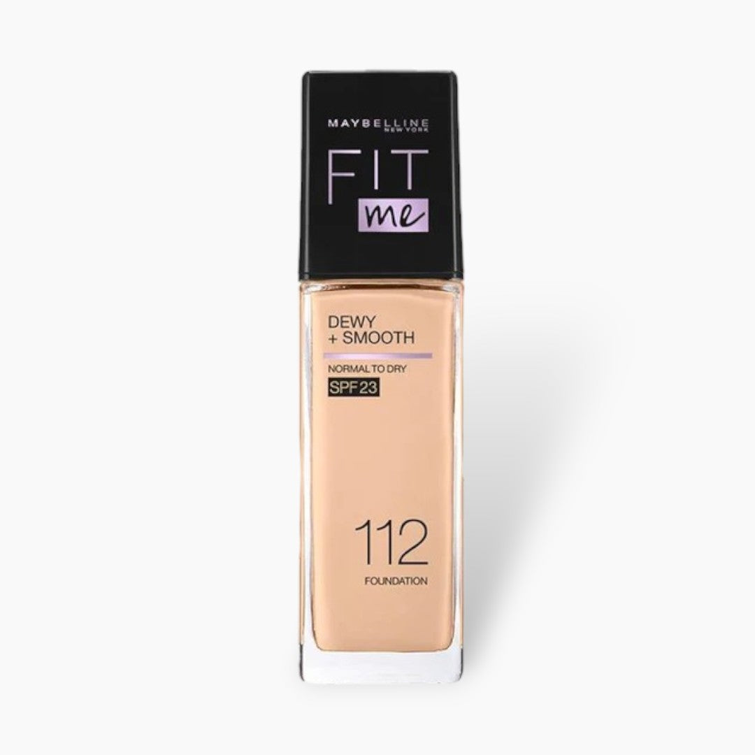 Maybelline Fit Me Dewy + Smooth Liquid Foundation SPF 23 - 112 Natural Ivory 30ml