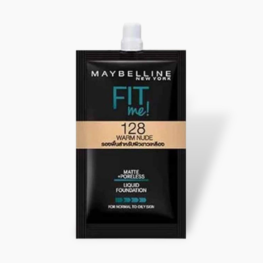 Maybelline Fit Me SPF22 Mat Pore Foundation Sachet 5ml - 128